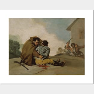 Friar Pedro Binds El Maragato with a Rope by Francisco Goya Posters and Art